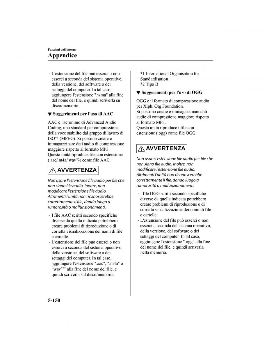 Mazda CX 5 II 2 manuale del proprietario / page 589