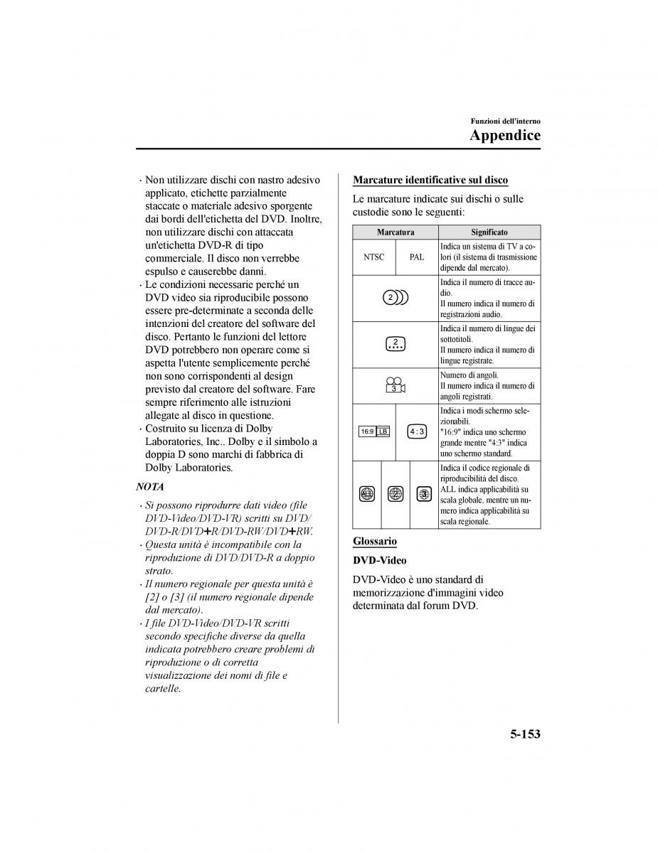 Mazda CX 5 II 2 manuale del proprietario / page 592