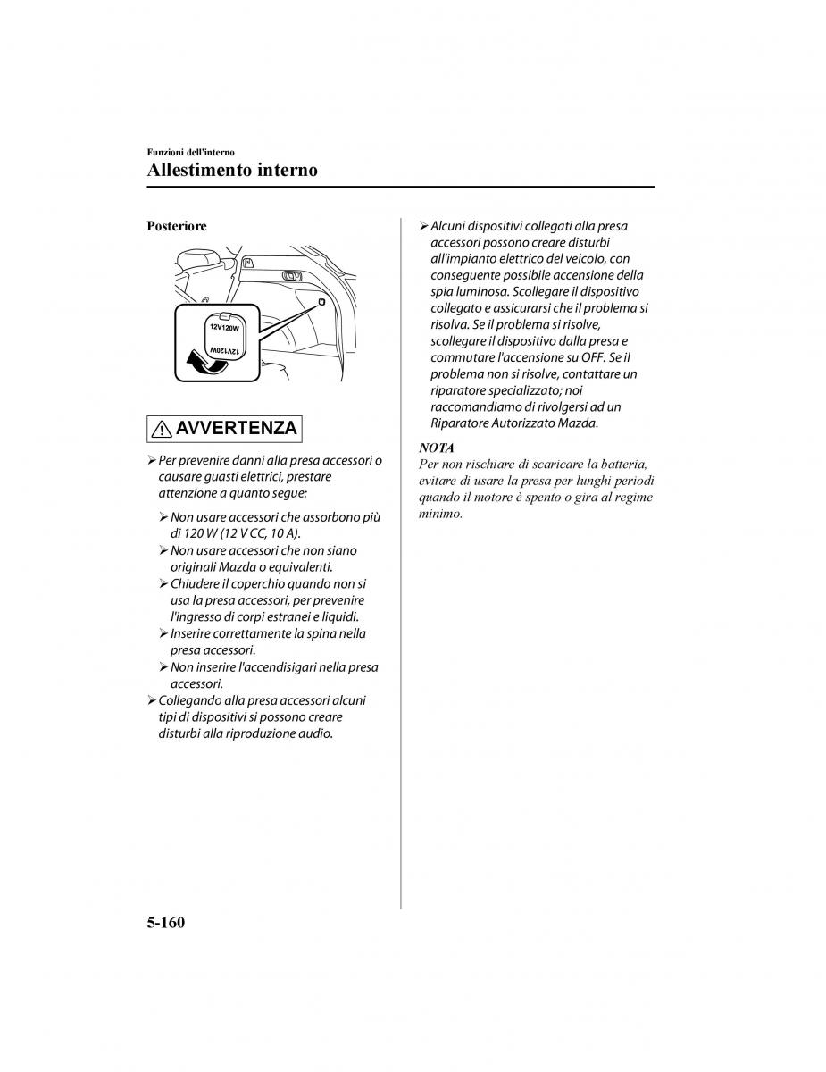 Mazda CX 5 II 2 manuale del proprietario / page 599