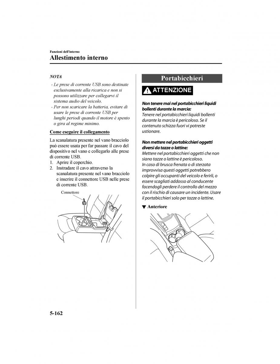 Mazda CX 5 II 2 manuale del proprietario / page 601