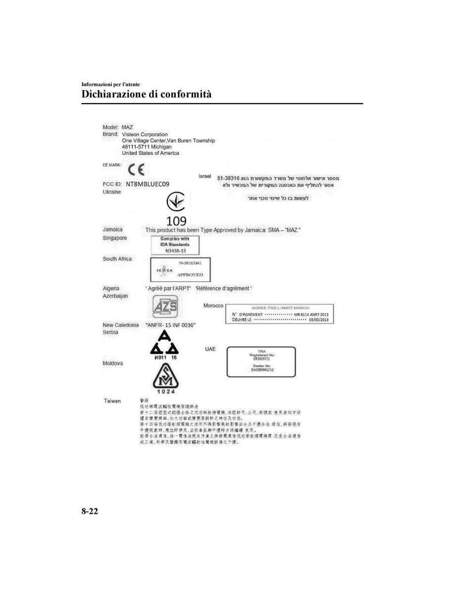 Mazda CX 5 II 2 manuale del proprietario / page 781