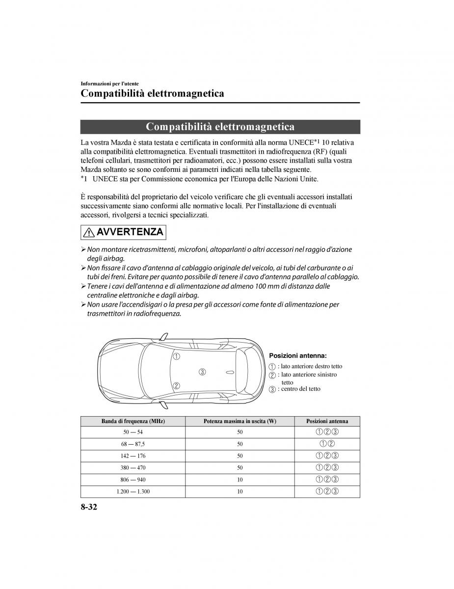 Mazda CX 5 II 2 manuale del proprietario / page 807