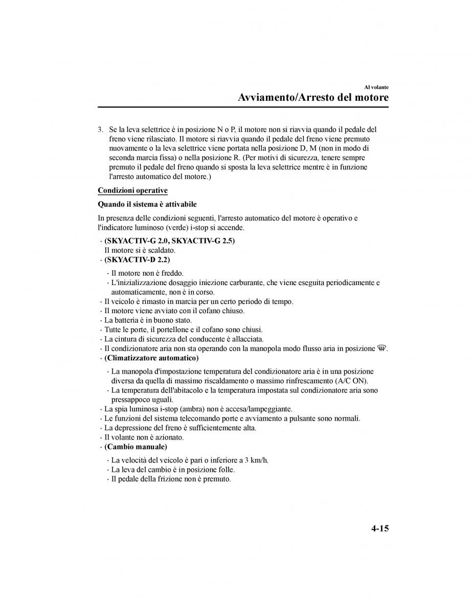 Mazda CX 5 II 2 manuale del proprietario / page 190