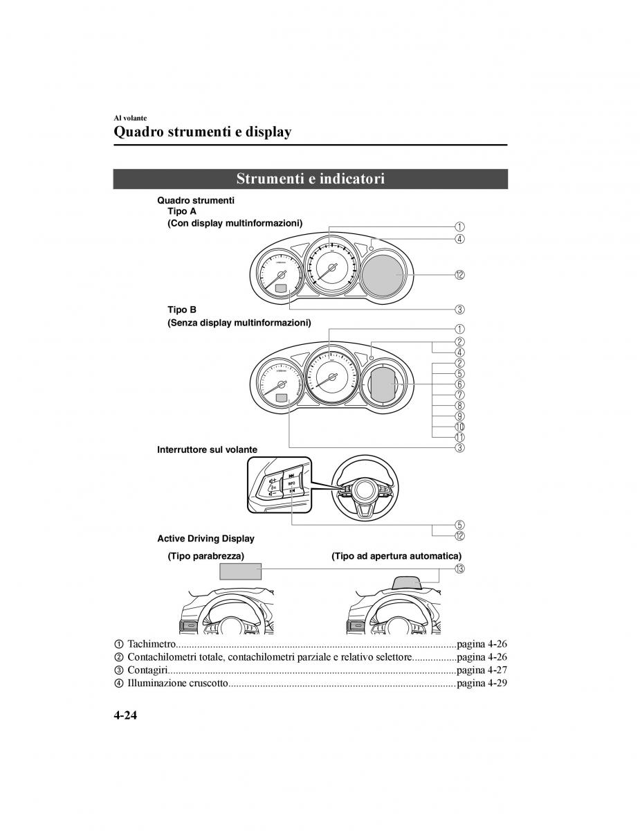 Mazda CX 5 II 2 manuale del proprietario / page 199