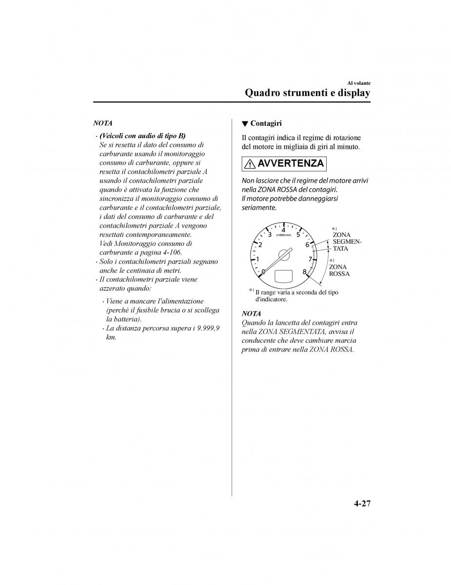 Mazda CX 5 II 2 manuale del proprietario / page 202