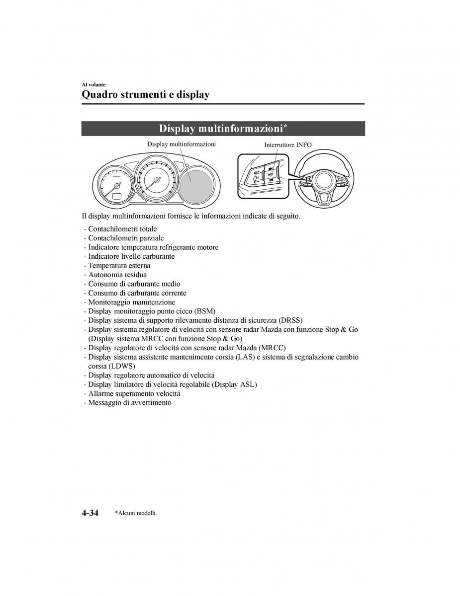 Mazda CX 5 II 2 manuale del proprietario / page 209