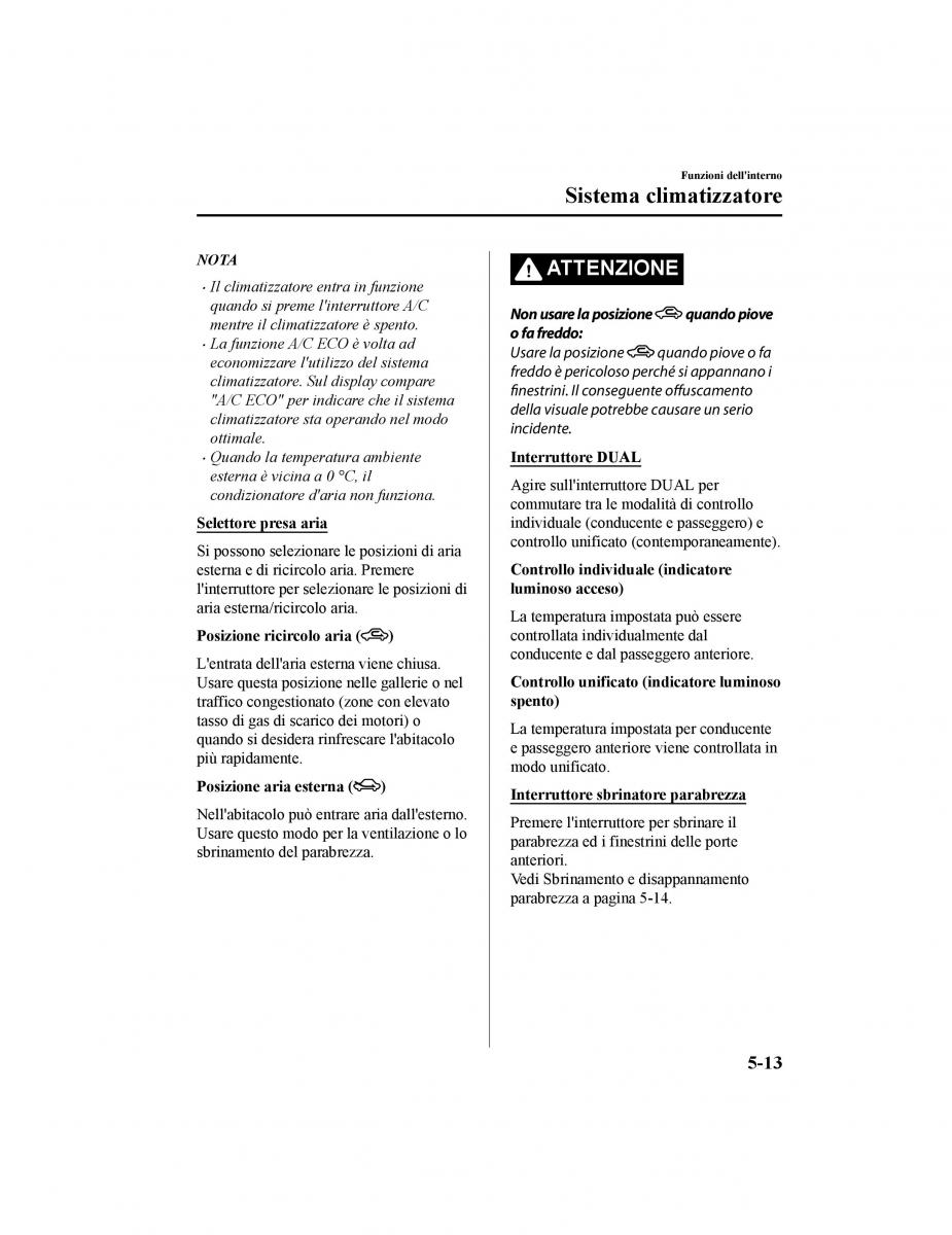 Mazda CX 5 II 2 manuale del proprietario / page 452