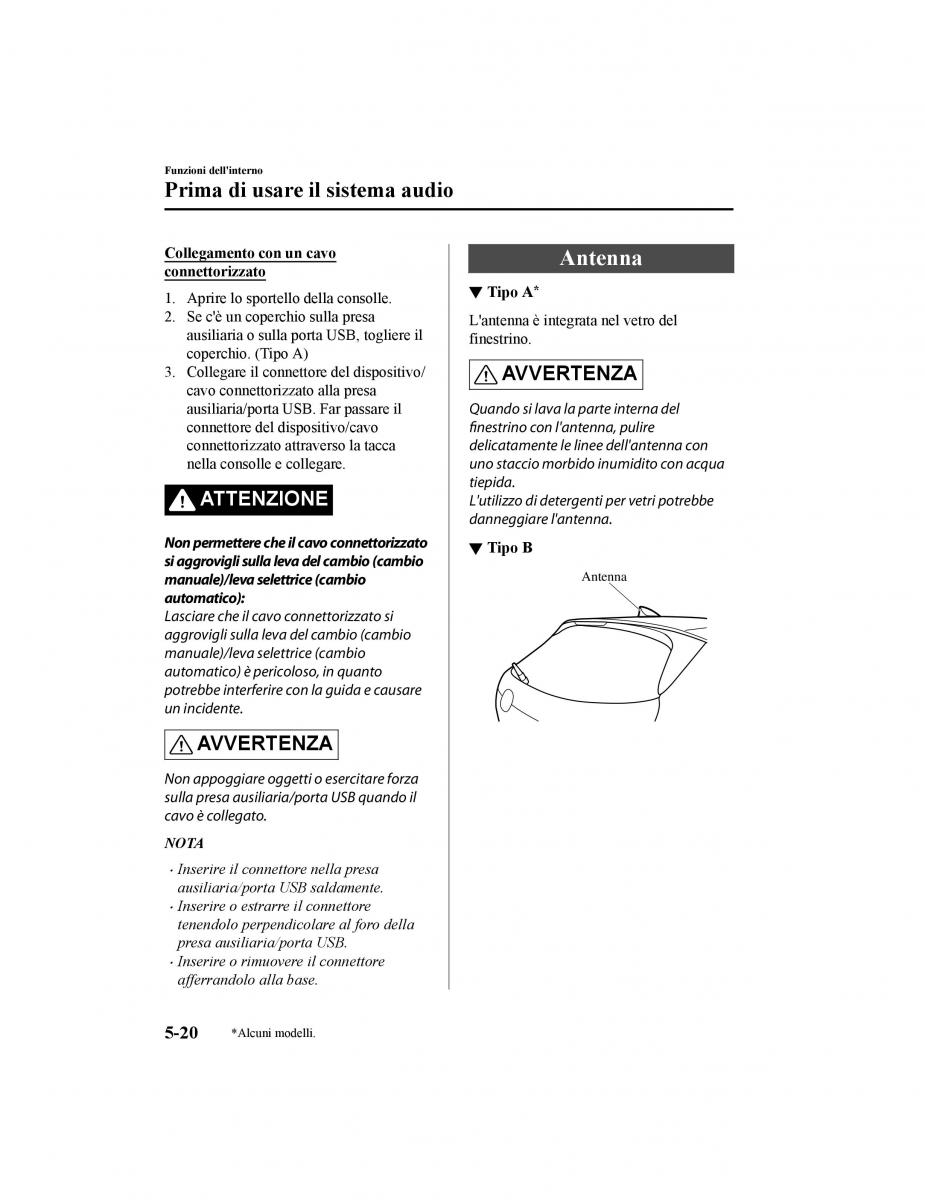 Mazda CX 5 II 2 manuale del proprietario / page 459