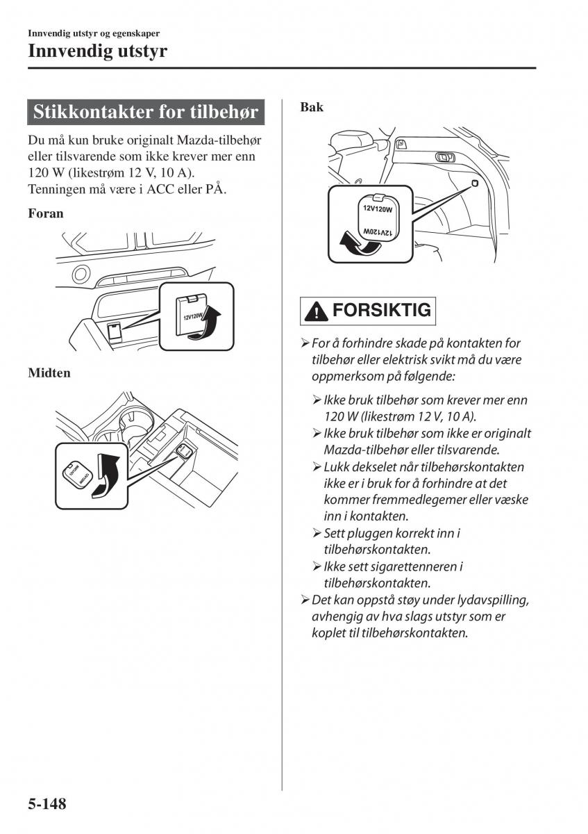 Mazda CX 5 II 2 bruksanvisningen / page 542