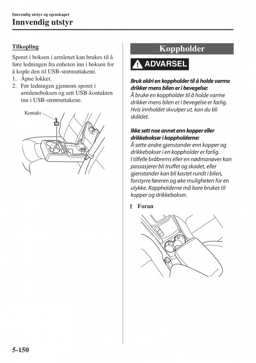 Mazda CX 5 II 2 bruksanvisningen / page 544