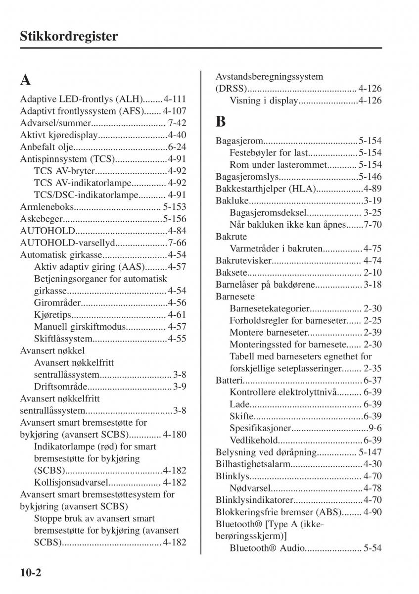 Mazda CX 5 II 2 bruksanvisningen / page 764