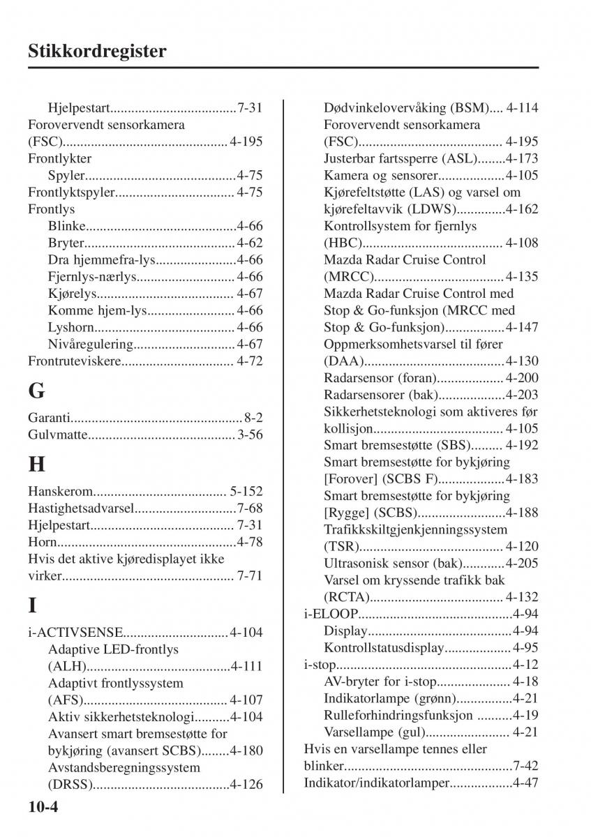 Mazda CX 5 II 2 bruksanvisningen / page 766