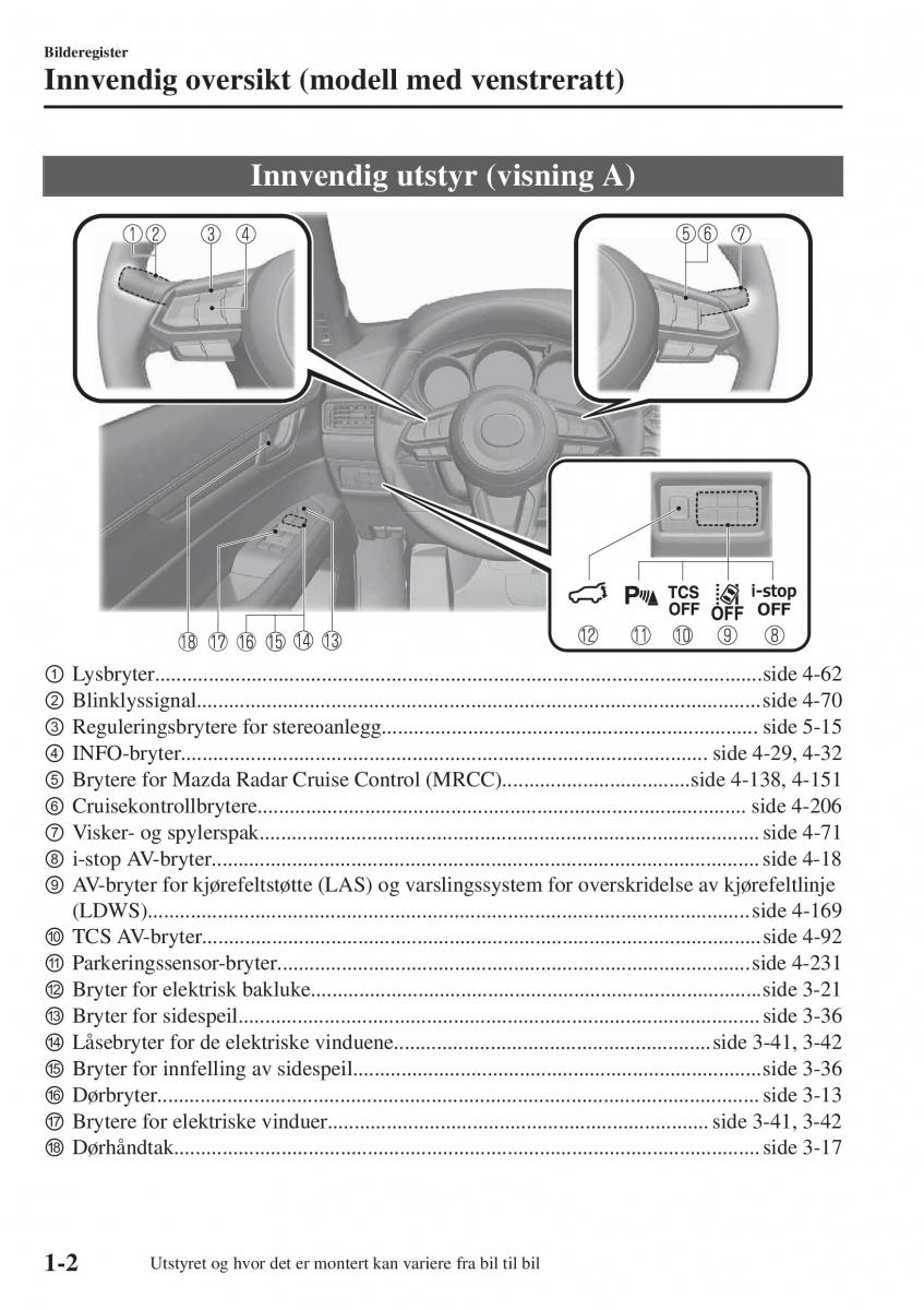 Mazda CX 5 II 2 bruksanvisningen / page 8