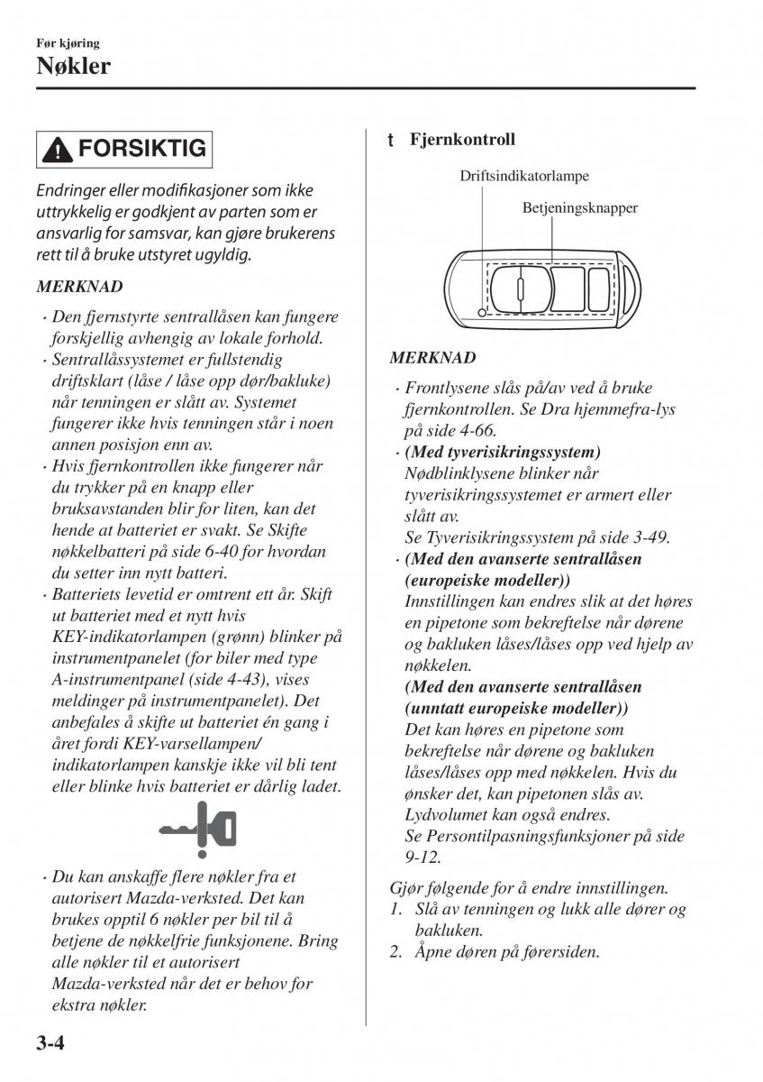 Mazda CX 5 II 2 bruksanvisningen / page 90