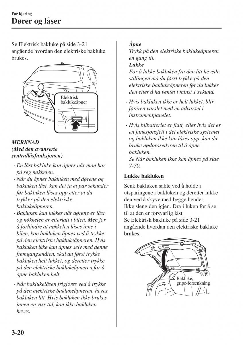 Mazda CX 5 II 2 bruksanvisningen / page 106