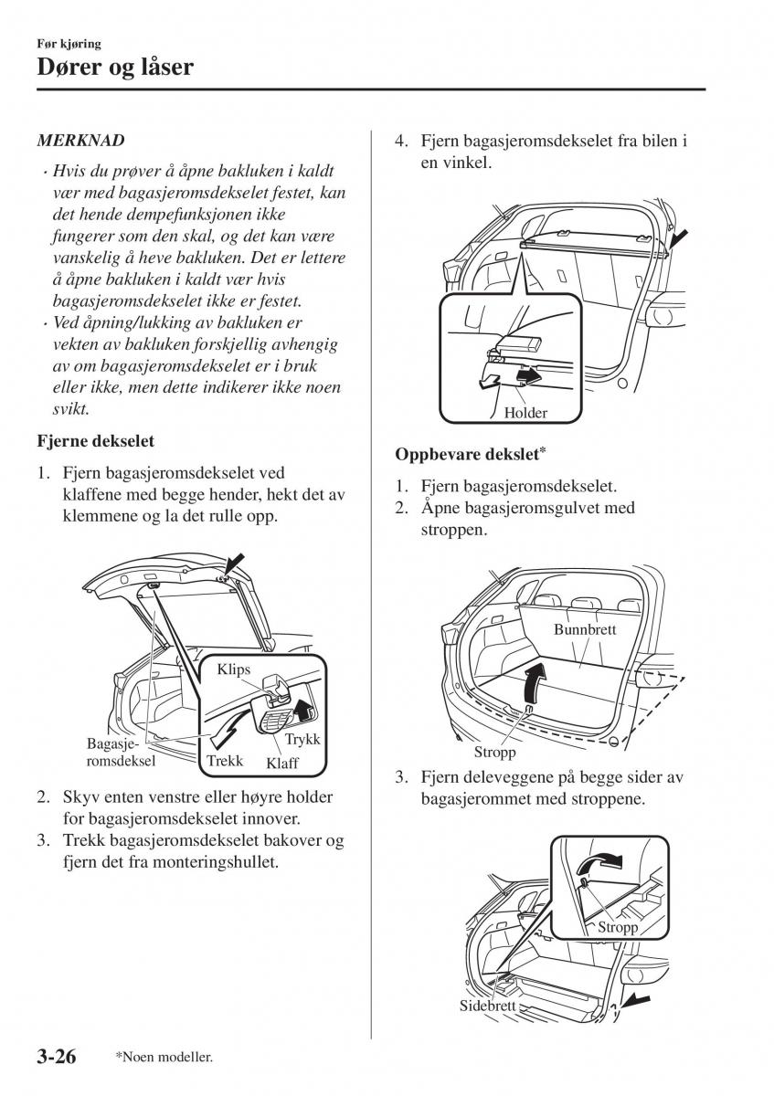 Mazda CX 5 II 2 bruksanvisningen / page 112