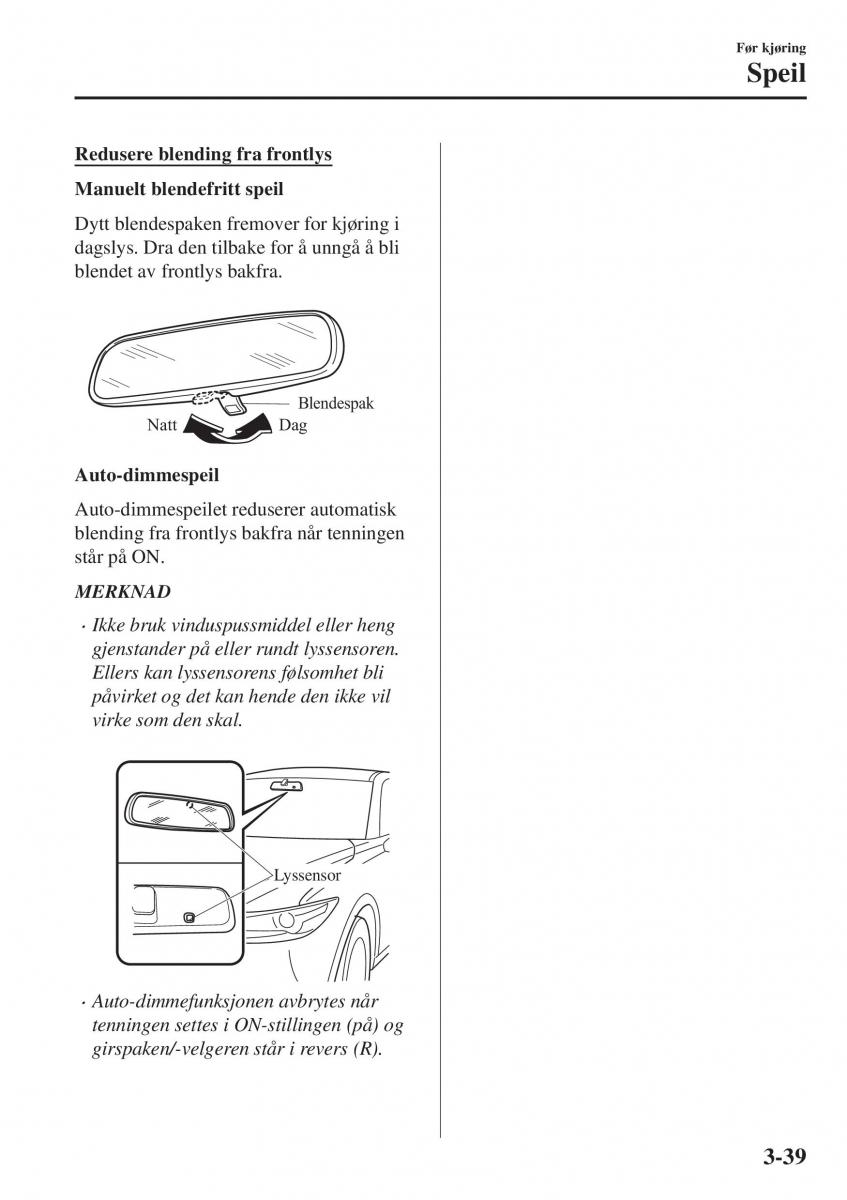 Mazda CX 5 II 2 bruksanvisningen / page 125