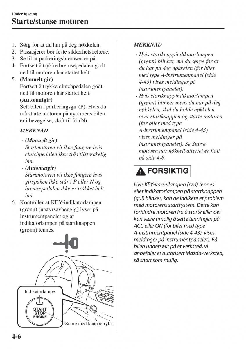 Mazda CX 5 II 2 bruksanvisningen / page 164