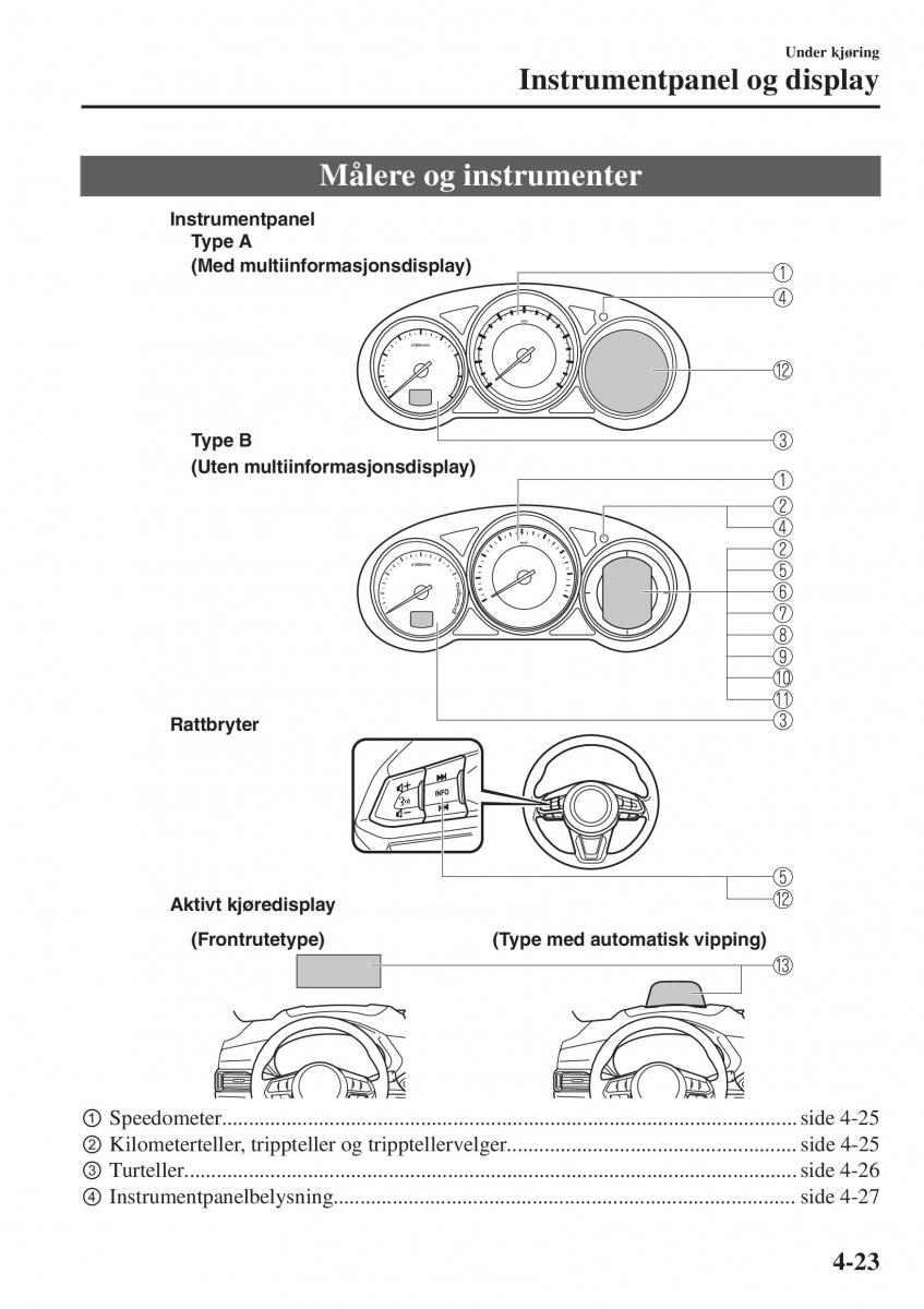 Mazda CX 5 II 2 bruksanvisningen / page 181