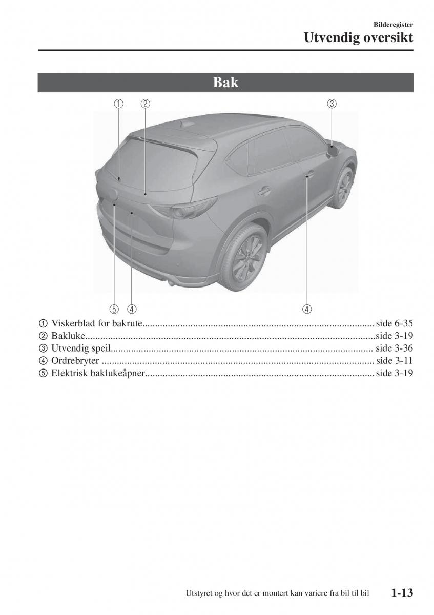 Mazda CX 5 II 2 bruksanvisningen / page 19