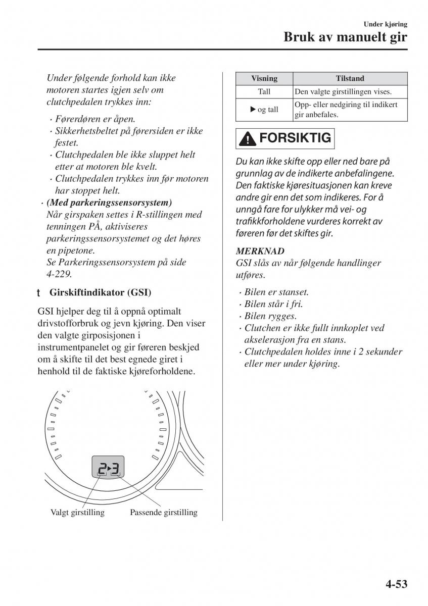 Mazda CX 5 II 2 bruksanvisningen / page 211