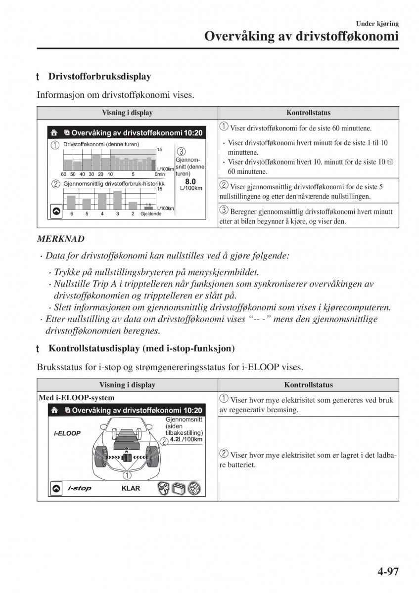 Mazda CX 5 II 2 bruksanvisningen / page 255