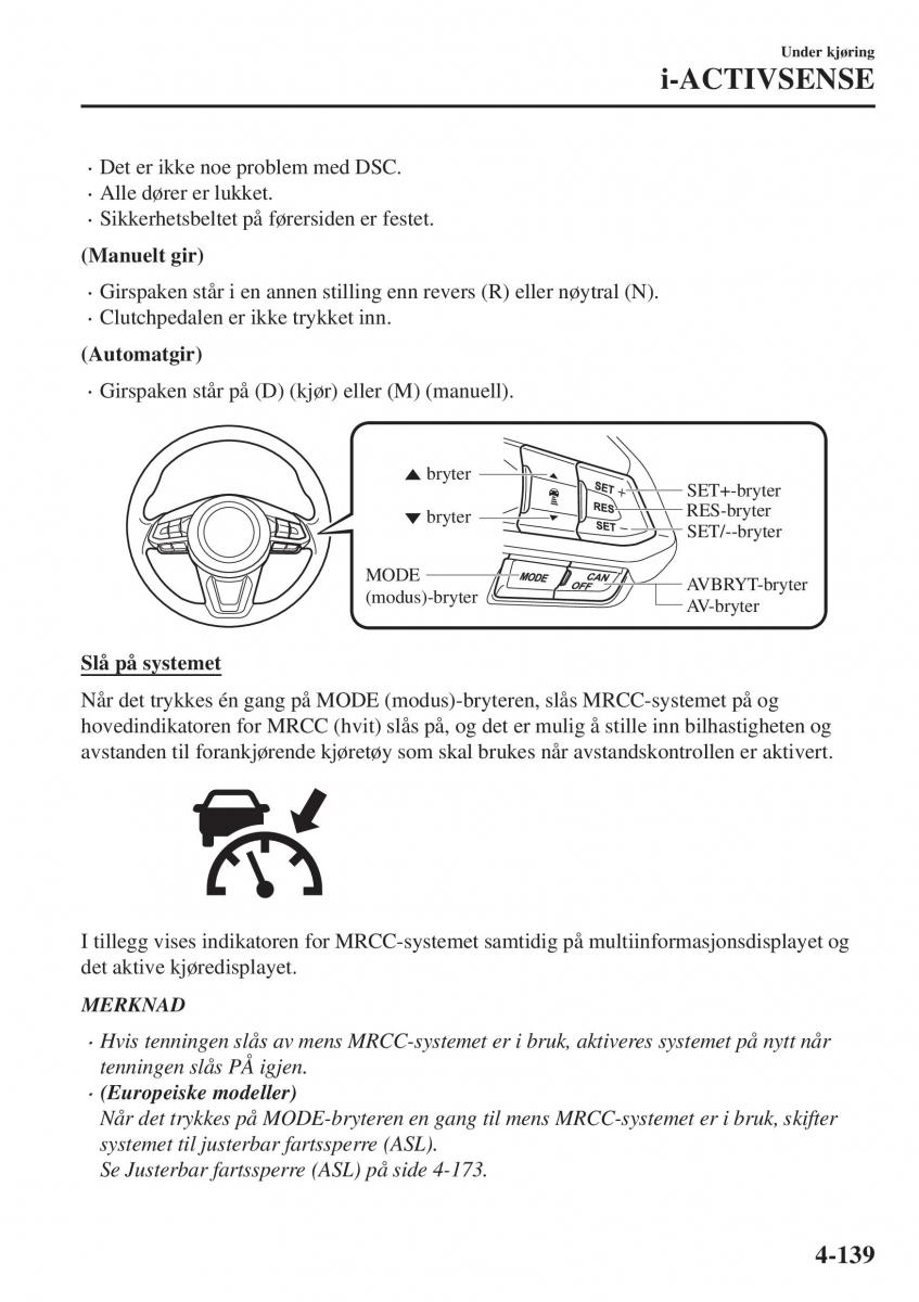 Mazda CX 5 II 2 bruksanvisningen / page 297