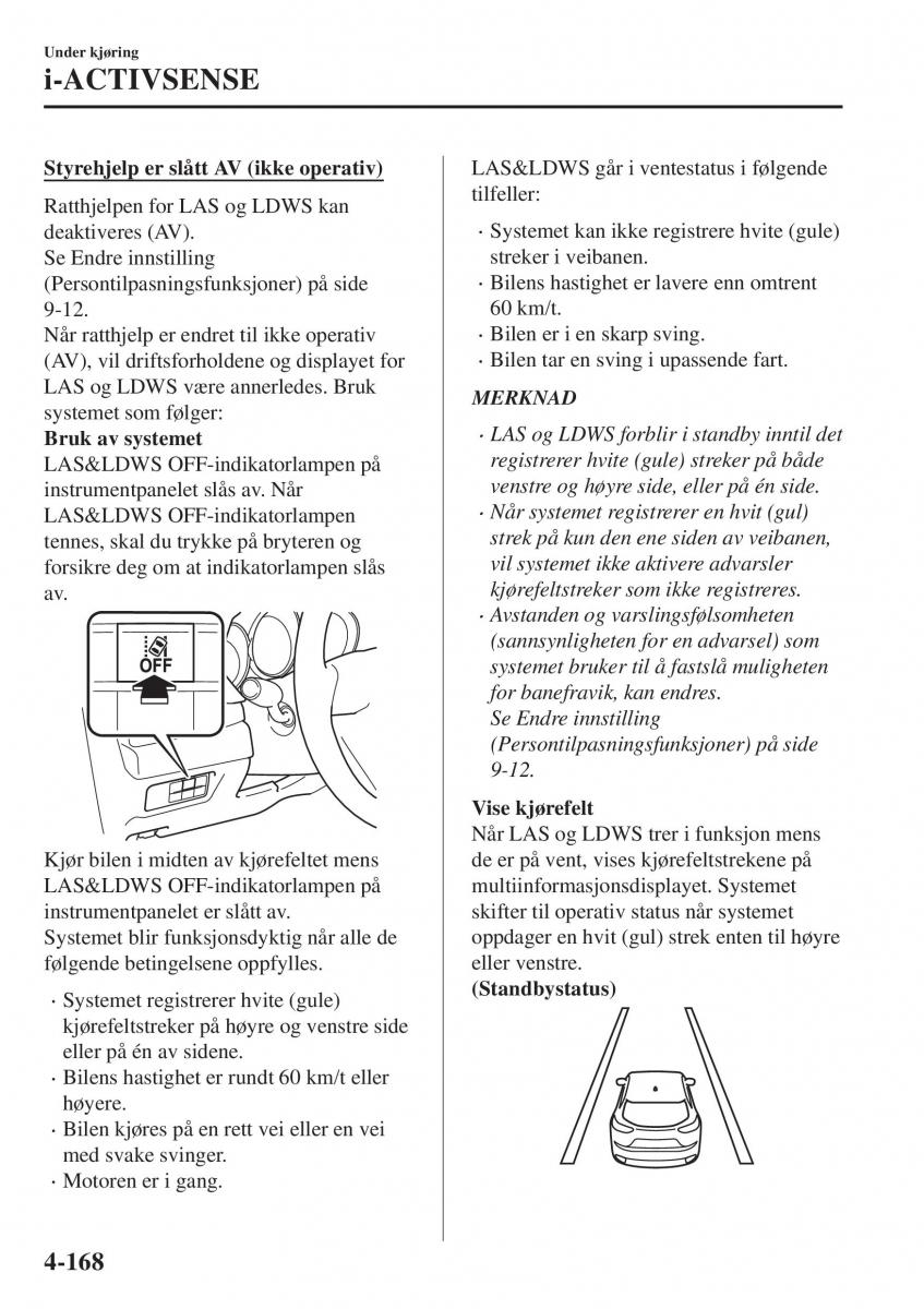 Mazda CX 5 II 2 bruksanvisningen / page 326