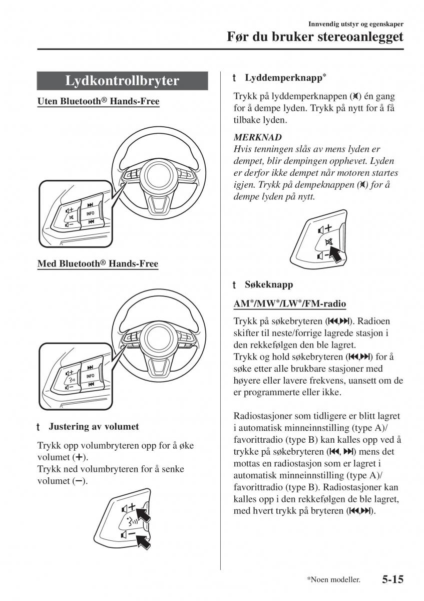 Mazda CX 5 II 2 bruksanvisningen / page 409