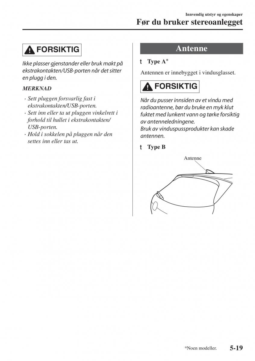 Mazda CX 5 II 2 bruksanvisningen / page 413