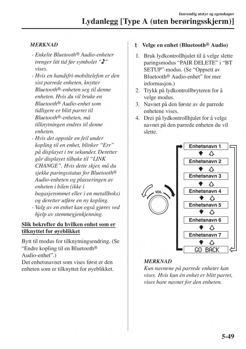 Mazda CX 5 II 2 bruksanvisningen / page 443