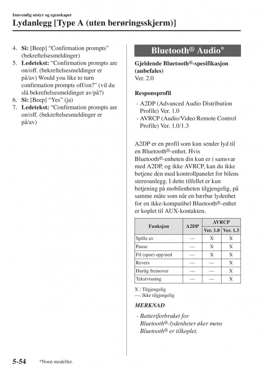 Mazda CX 5 II 2 bruksanvisningen / page 448