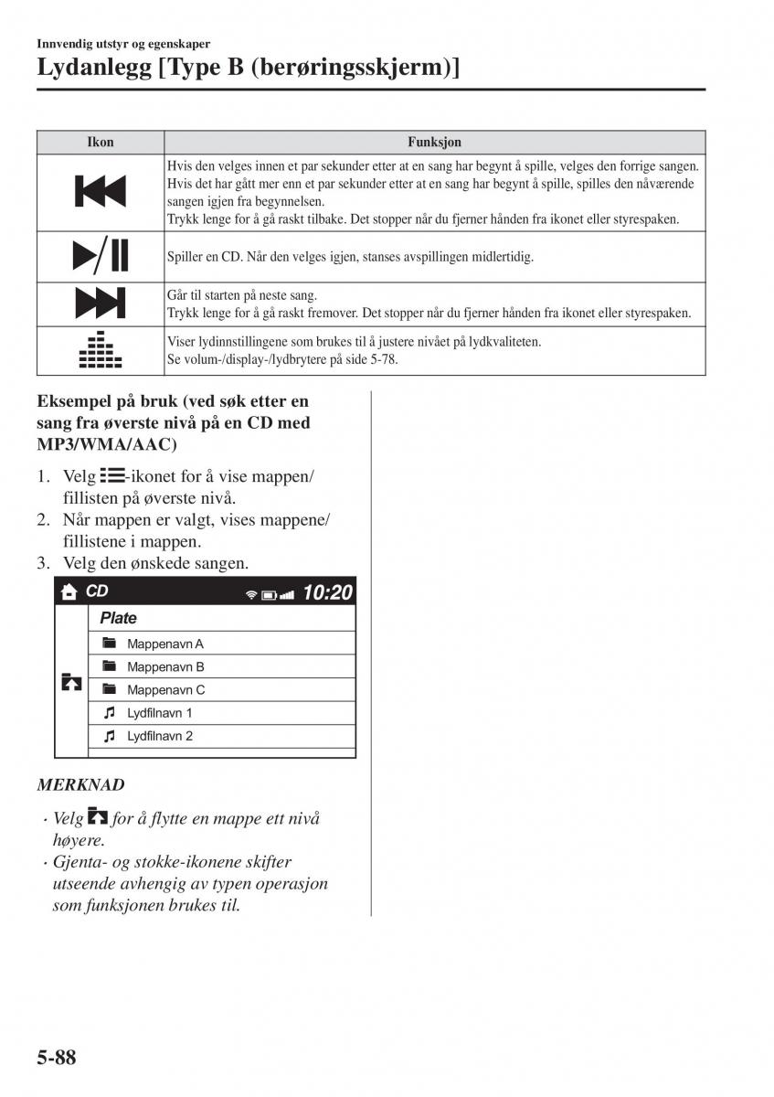 Mazda CX 5 II 2 bruksanvisningen / page 482