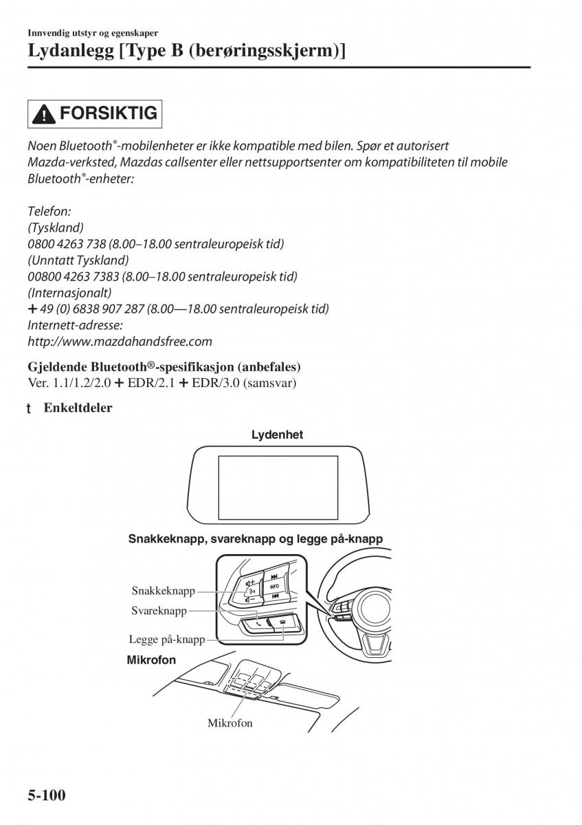 Mazda CX 5 II 2 bruksanvisningen / page 494