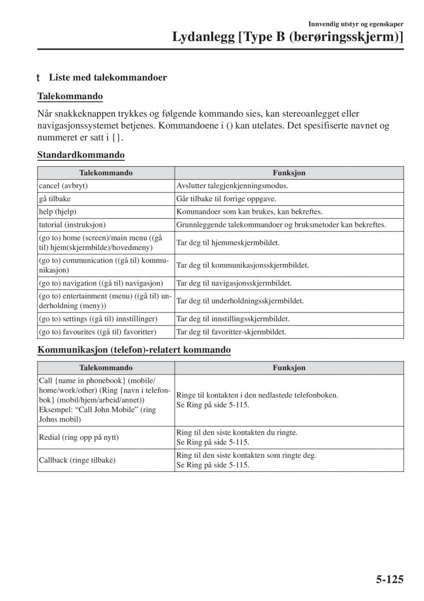 Mazda CX 5 II 2 bruksanvisningen / page 519