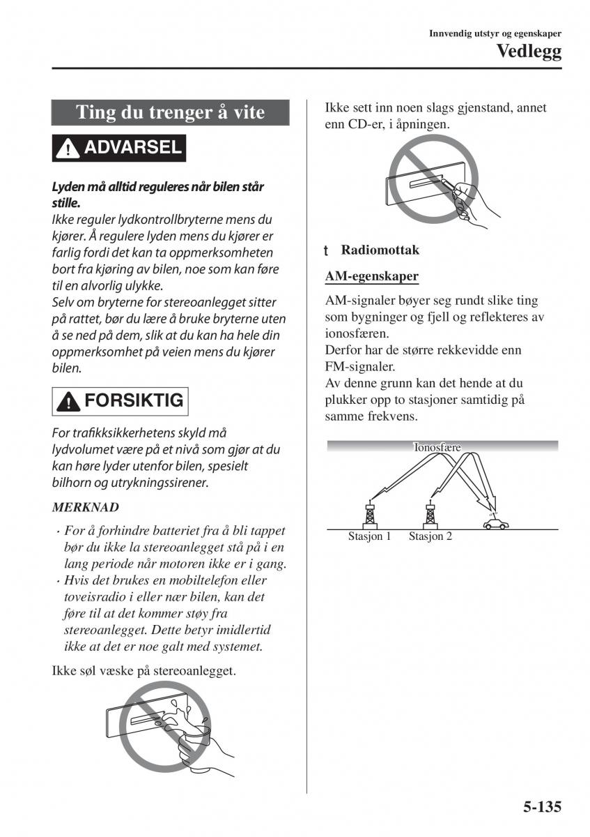 Mazda CX 5 II 2 bruksanvisningen / page 529