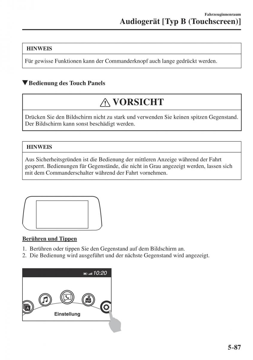 Mazda CX 5 II 2 Handbuch / page 560