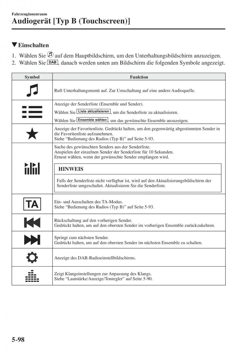 Mazda CX 5 II 2 Handbuch / page 571