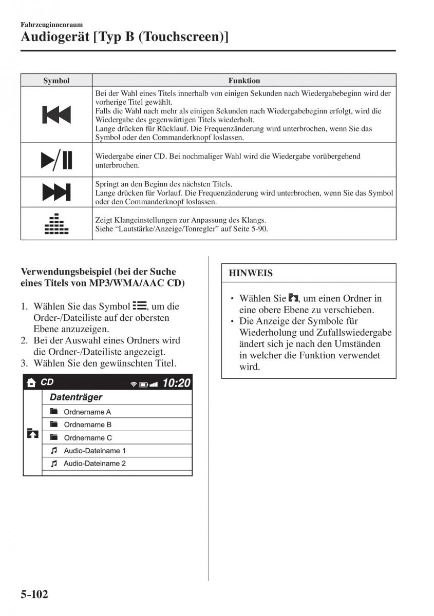 Mazda CX 5 II 2 Handbuch / page 575