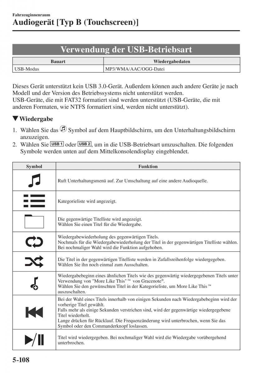 Mazda CX 5 II 2 Handbuch / page 581