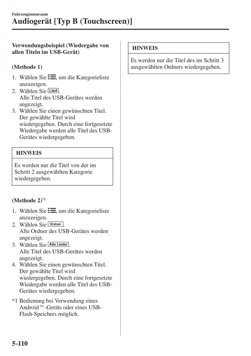 Mazda CX 5 II 2 Handbuch / page 583