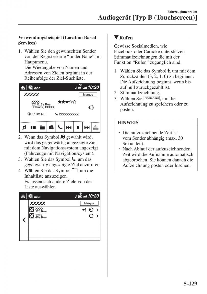 Mazda CX 5 II 2 Handbuch / page 602