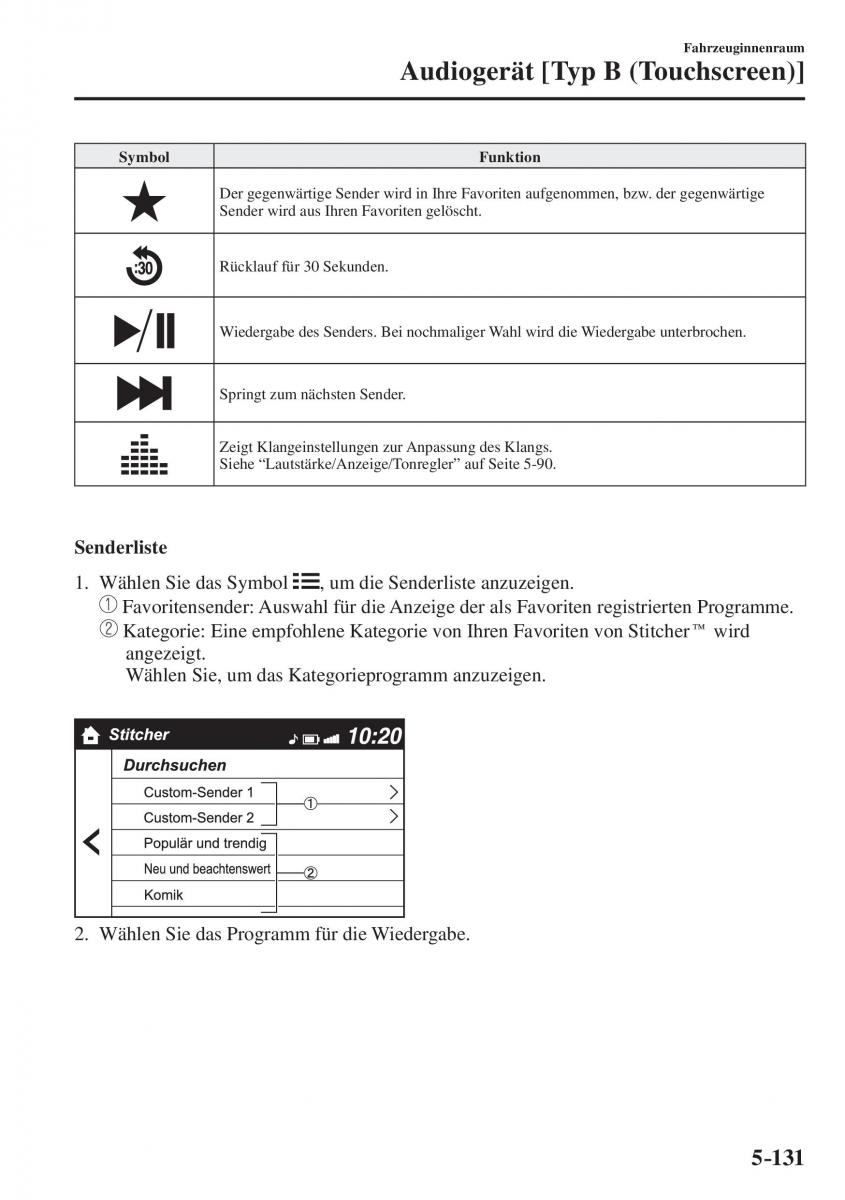 Mazda CX 5 II 2 Handbuch / page 604