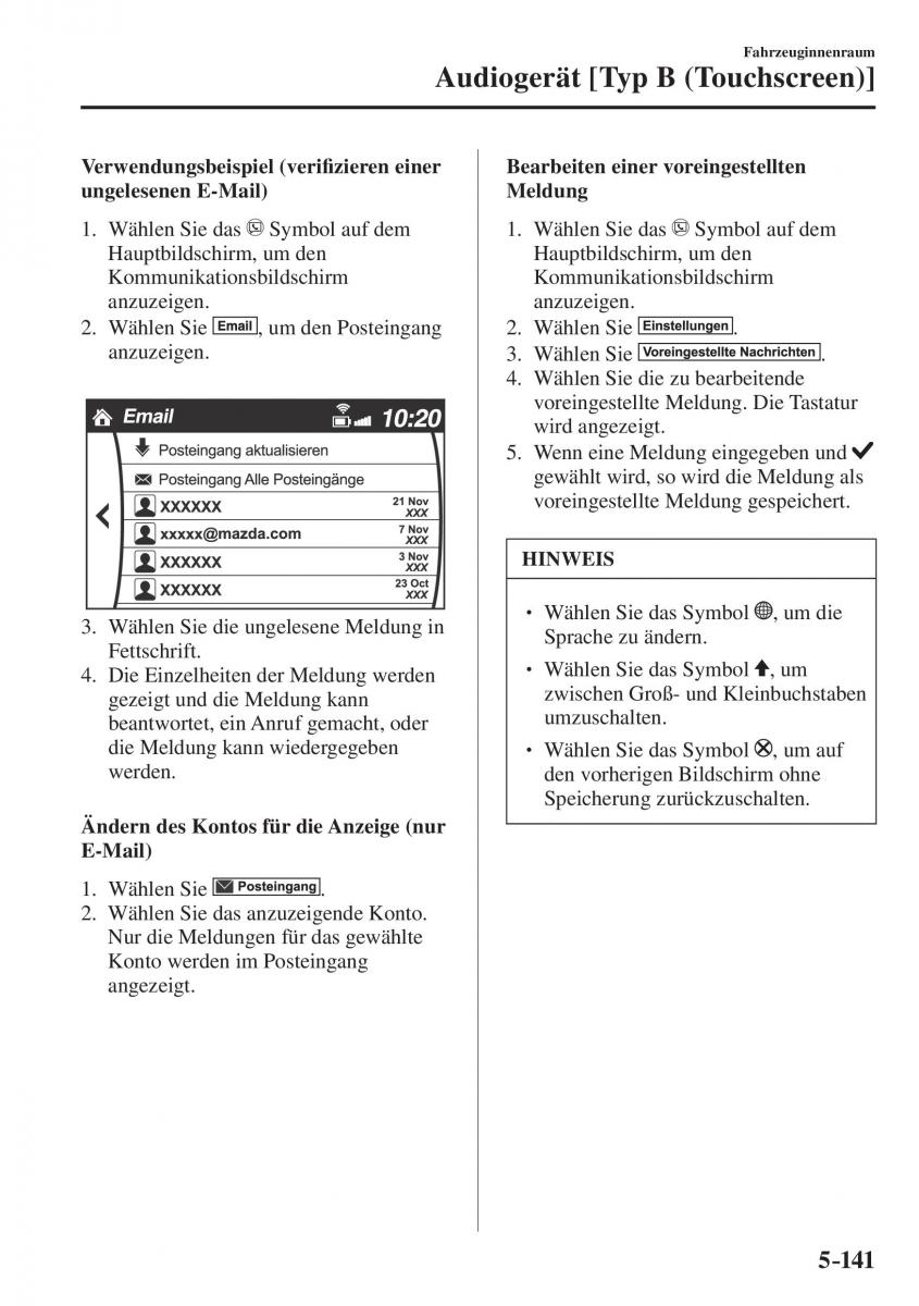 Mazda CX 5 II 2 Handbuch / page 614