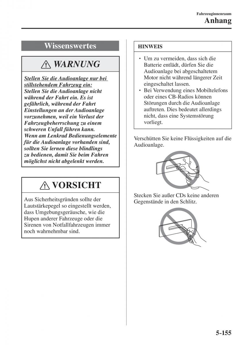 Mazda CX 5 II 2 Handbuch / page 628