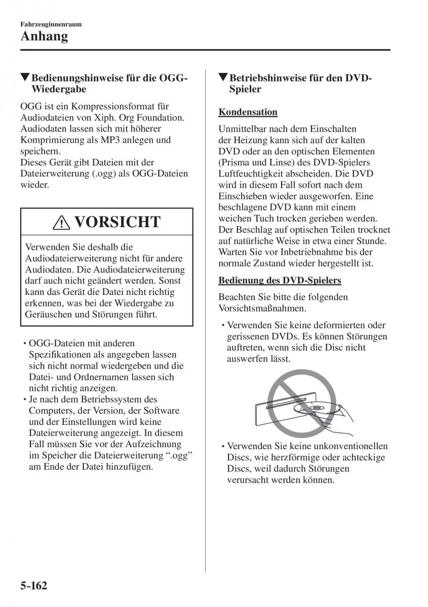 Mazda CX 5 II 2 Handbuch / page 635