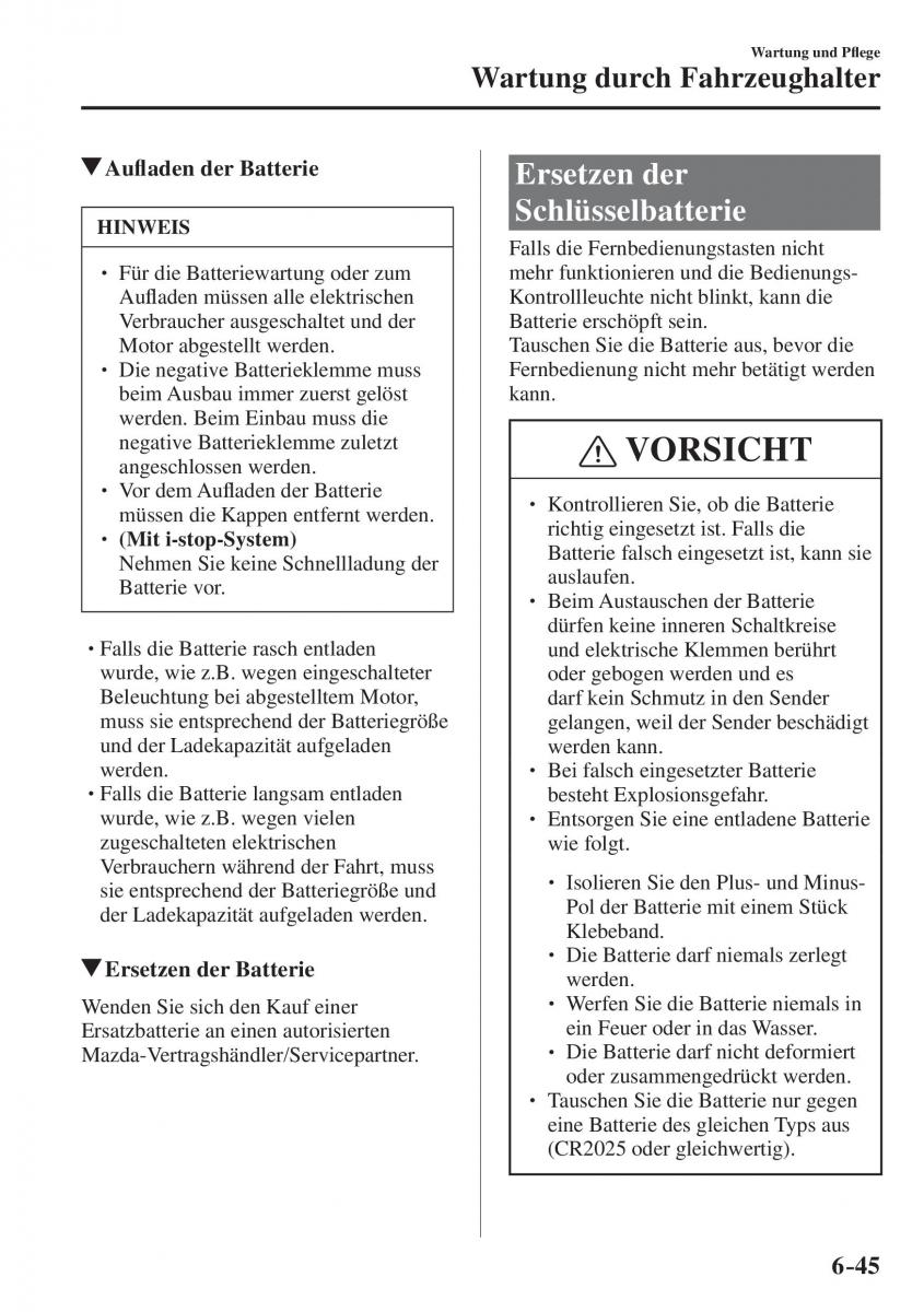 Mazda CX 5 II 2 Handbuch / page 700