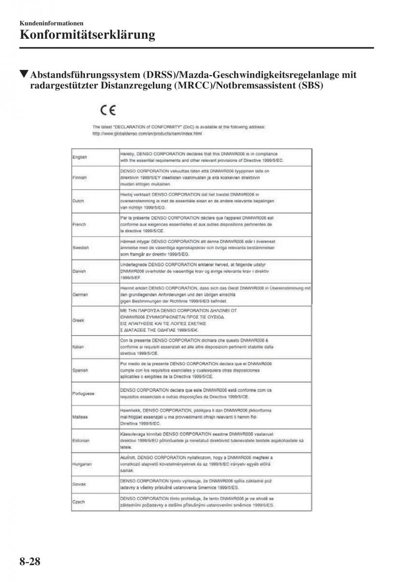 Mazda CX 5 II 2 Handbuch / page 843