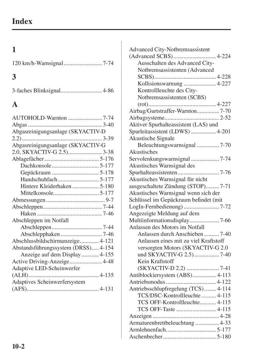 Mazda CX 5 II 2 Handbuch / page 871