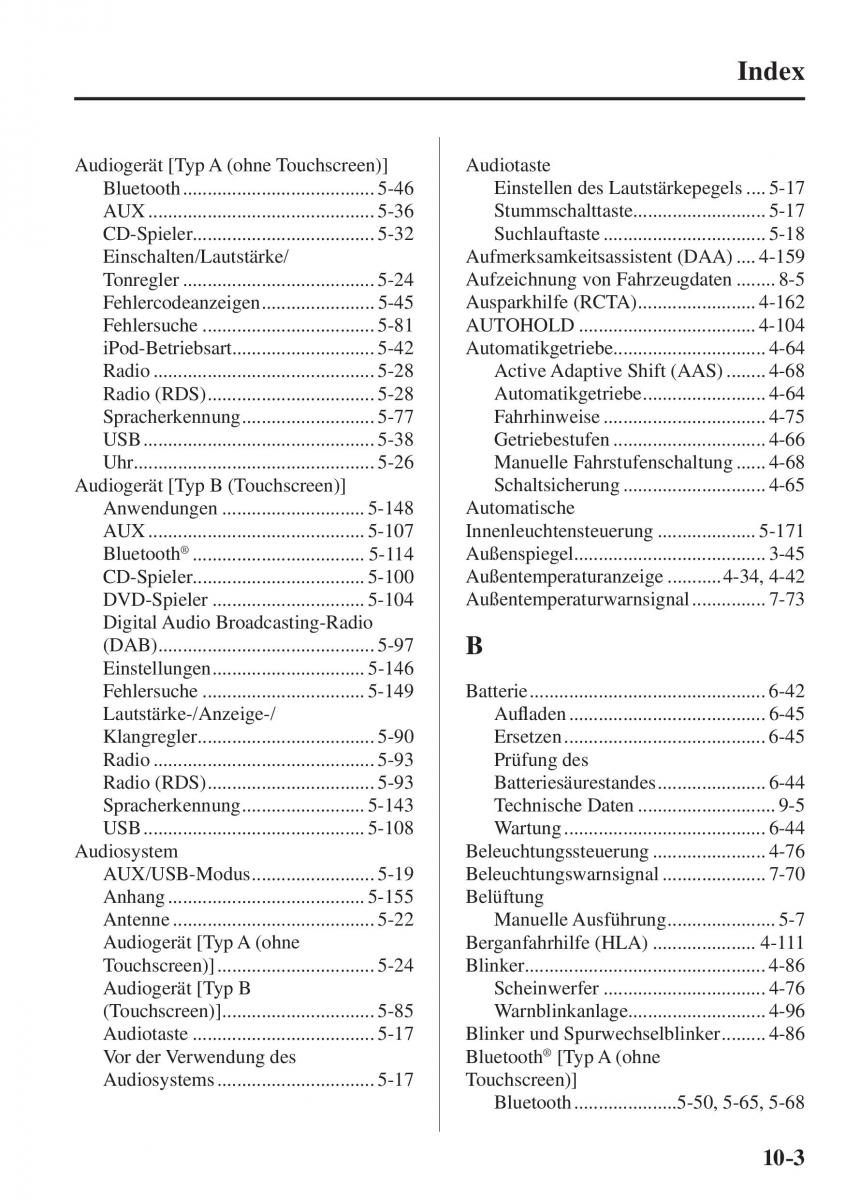 Mazda CX 5 II 2 Handbuch / page 872